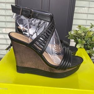 Gianni Bini Black Wedges